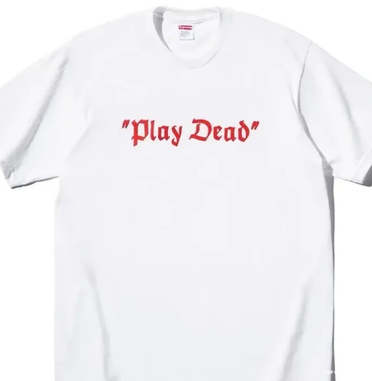 S Dead" Logo Tee M FW22 T-shirt Video L sleeved Box Short Commemorative XL "Play White 0609